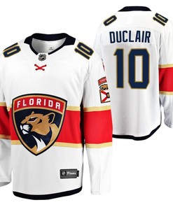 Florida Panthers Anthony Duclair 10 2023 Jersey White Away Player Jersey Jersey