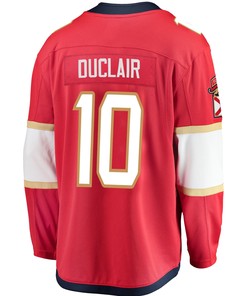 Florida Panthers Anthony Duclair 10 Home 2023 Stanley Cup Champions Breakaway Men Jersey - Red