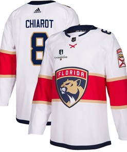Florida Panthers Ben Chiarot 8 Away 2023 Stanley Cup Champions Breakaway Men Jersey - White