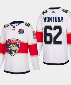 Florida Panthers Brandon Montour 62 2023 All-Star Patch Away White Jersey