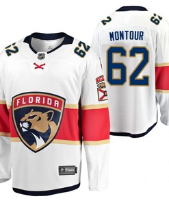Florida Panthers Brandon Montour 62 2023 Jersey White Away Jersey Jersey
