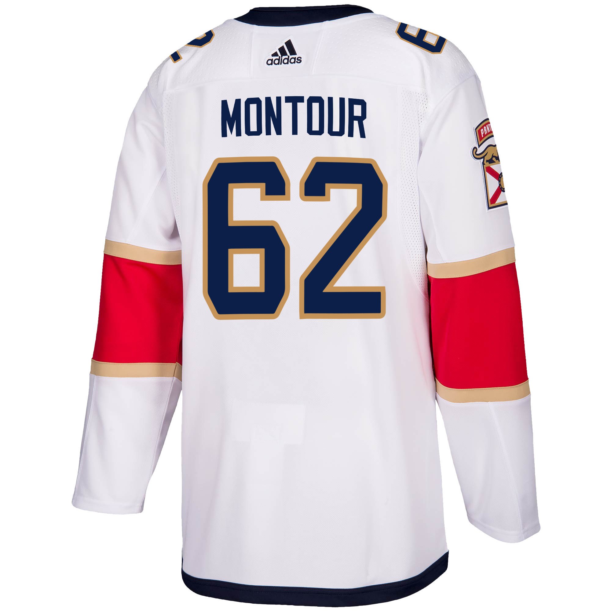 Florida Panthers Brandon Montour 62 Away 2023 Stanley Cup Champions Breakaway Men Jersey - White