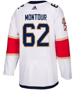 Florida Panthers Brandon Montour 62 Away 2023 Stanley Cup Final Breakaway Men Jersey - White