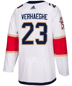 Florida Panthers Carter Verhaeghe 23 Away 2023 Stanley Cup Champions Breakaway Men Jersey - White
