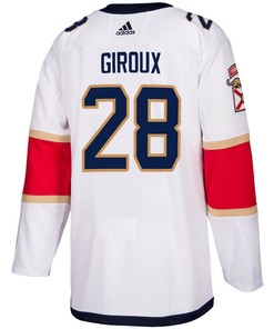 Florida Panthers Claude Giroux 28 Away 2023 Stanley Cup Champions Breakaway Men Jersey - White