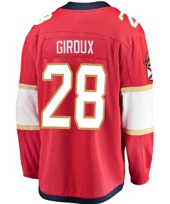 Florida Panthers Claude Giroux 28 Home 2023 Stanley Cup Champions Breakaway Men Jersey - Red