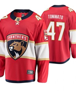 Florida Panthers Dominic Toninato 47 Jersey Men's Home Breakaway Player Jersey