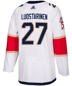 Florida Panthers Eetu Luostarinen 27 Away 2023 Stanley Cup Final Breakaway Men Jersey - White