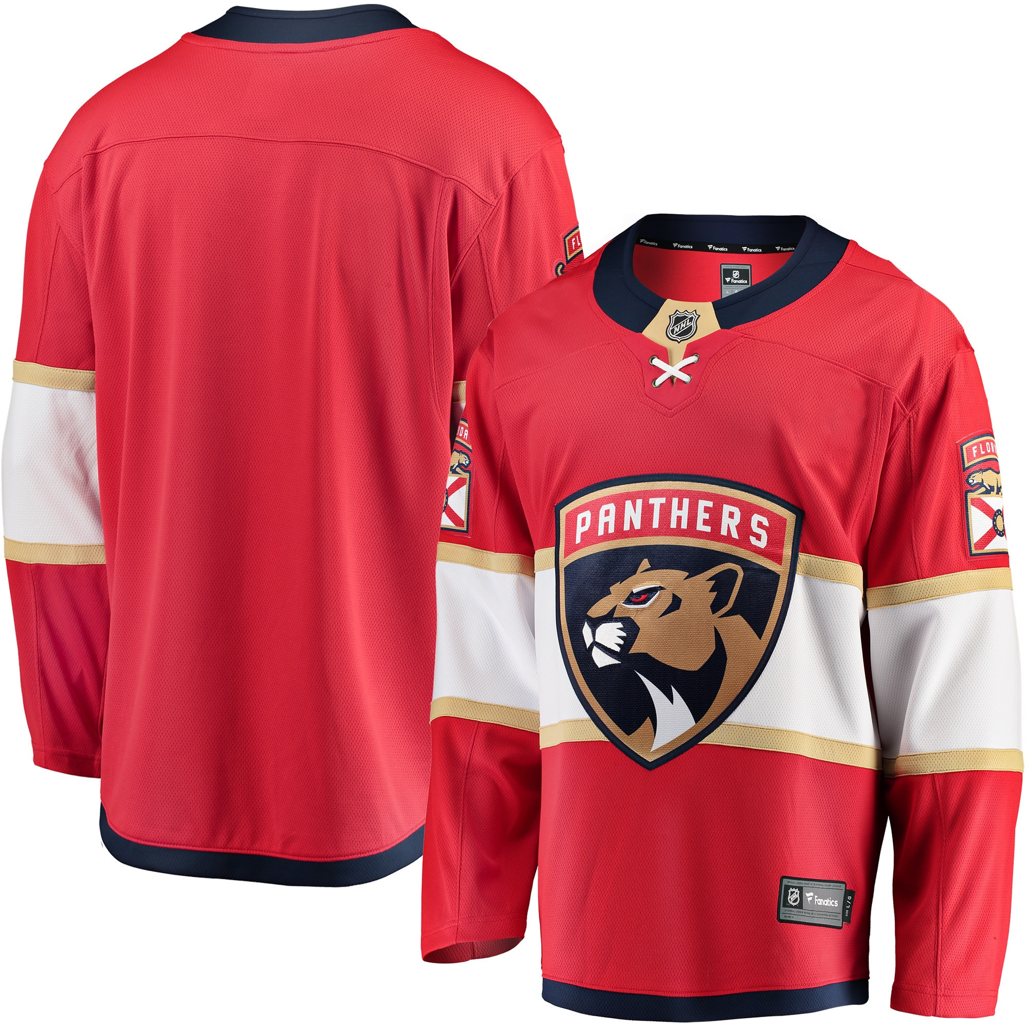 Florida Panthers Fanatics Branded Breakaway Home Jersey - Red Nhl