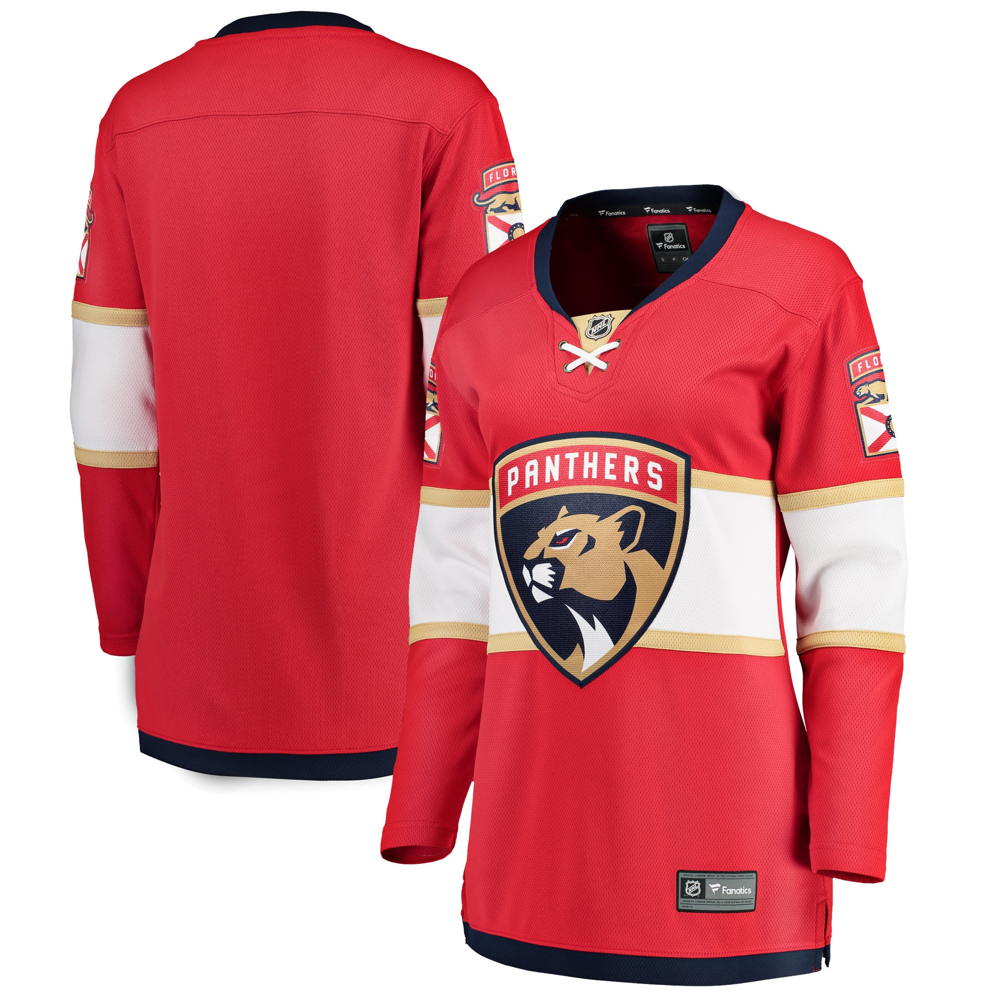Florida Panthers Fanatics Branded Womens Breakaway Home Jersey - Red Nhl