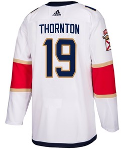 Florida Panthers Joe Thornton 19 Away 2023 Stanley Cup Final Breakaway Men Jersey - White