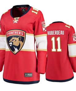 Florida Panthers Jonathan Huberdeau 11 Breakaway Player Home Red Jersey - Women Jersey