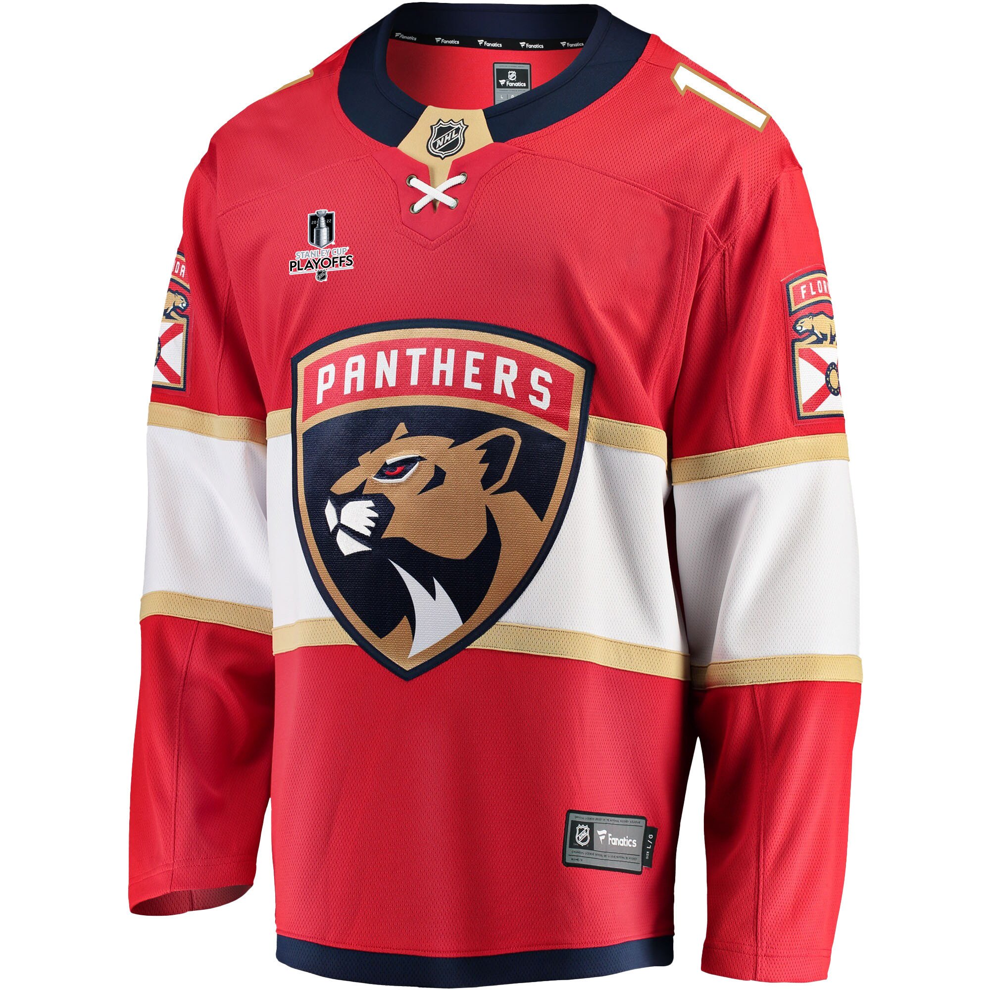 Florida Panthers Jonathan Huberdeau 11 Home 2023 Stanley Cup Playoffs Breakaway Men Jersey - Red