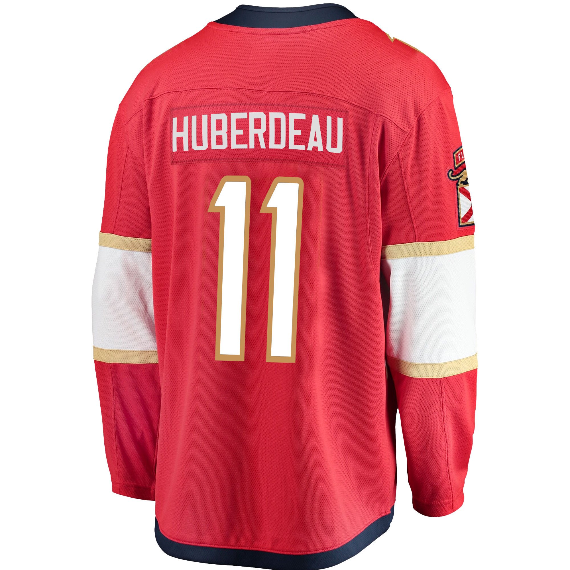 Florida Panthers Jonathan Huberdeau 11 Home 2023 Stanley Cup Playoffs Breakaway Men Jersey - Red