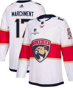 Florida Panthers Mason Marchment 17 Away 2023 Stanley Cup Champions Breakaway Men Jersey - White