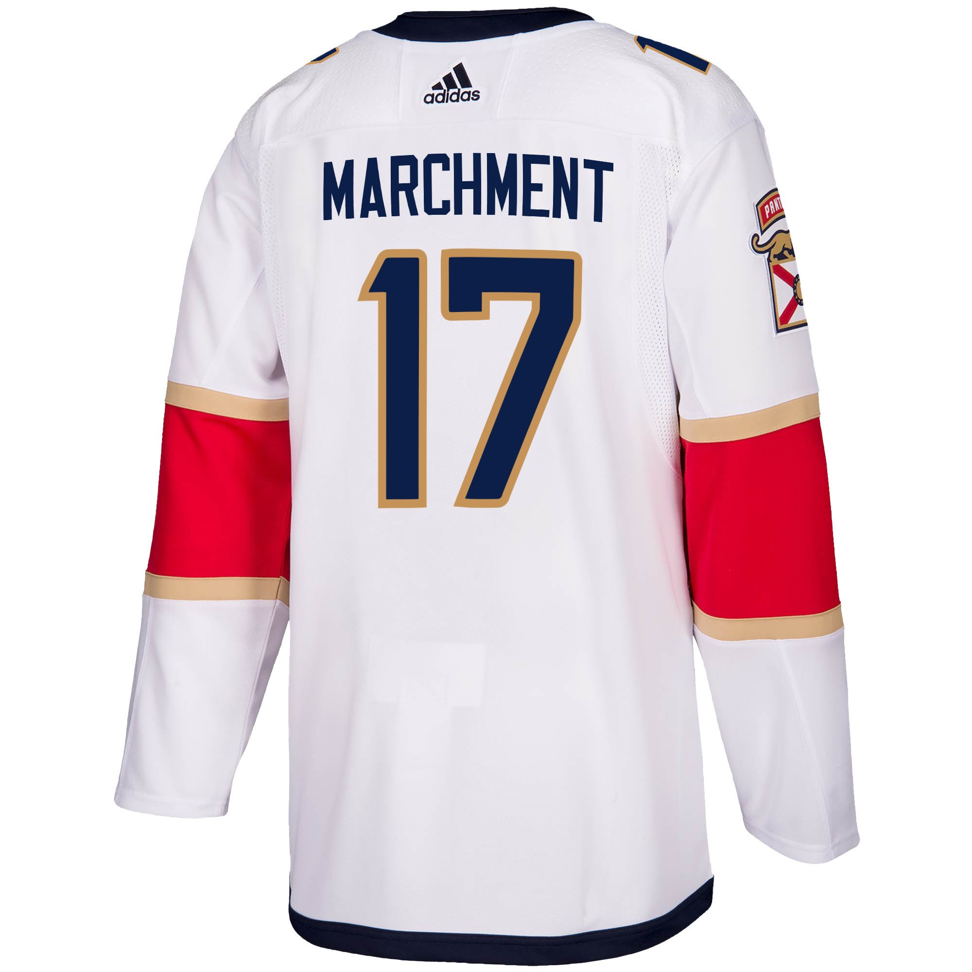Florida Panthers Mason Marchment 17 Away 2023 Stanley Cup Champions Breakaway Men Jersey - White