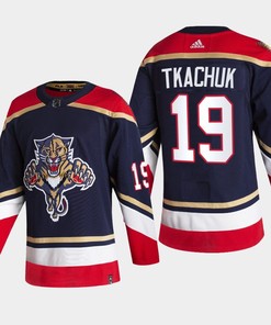 Florida Panthers Matthew Tkachuk 19 2023 Reverse Retro Navy Jersey