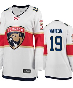 Florida Panthers Mike Matheson 19 Breakaway Player Alternate White Jersey - Women Jersey