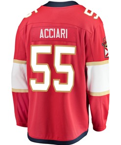 Florida Panthers Noel Acciari 55 Home 2023 Stanley Cup Final Breakaway Men Jersey - Red