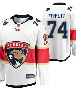 Florida Panthers Owen Tippett 74 Away Player White Jersey Jersey