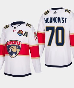 Florida Panthers Patric Hornqvist 70 2023 All-Star Patch Away White Jersey