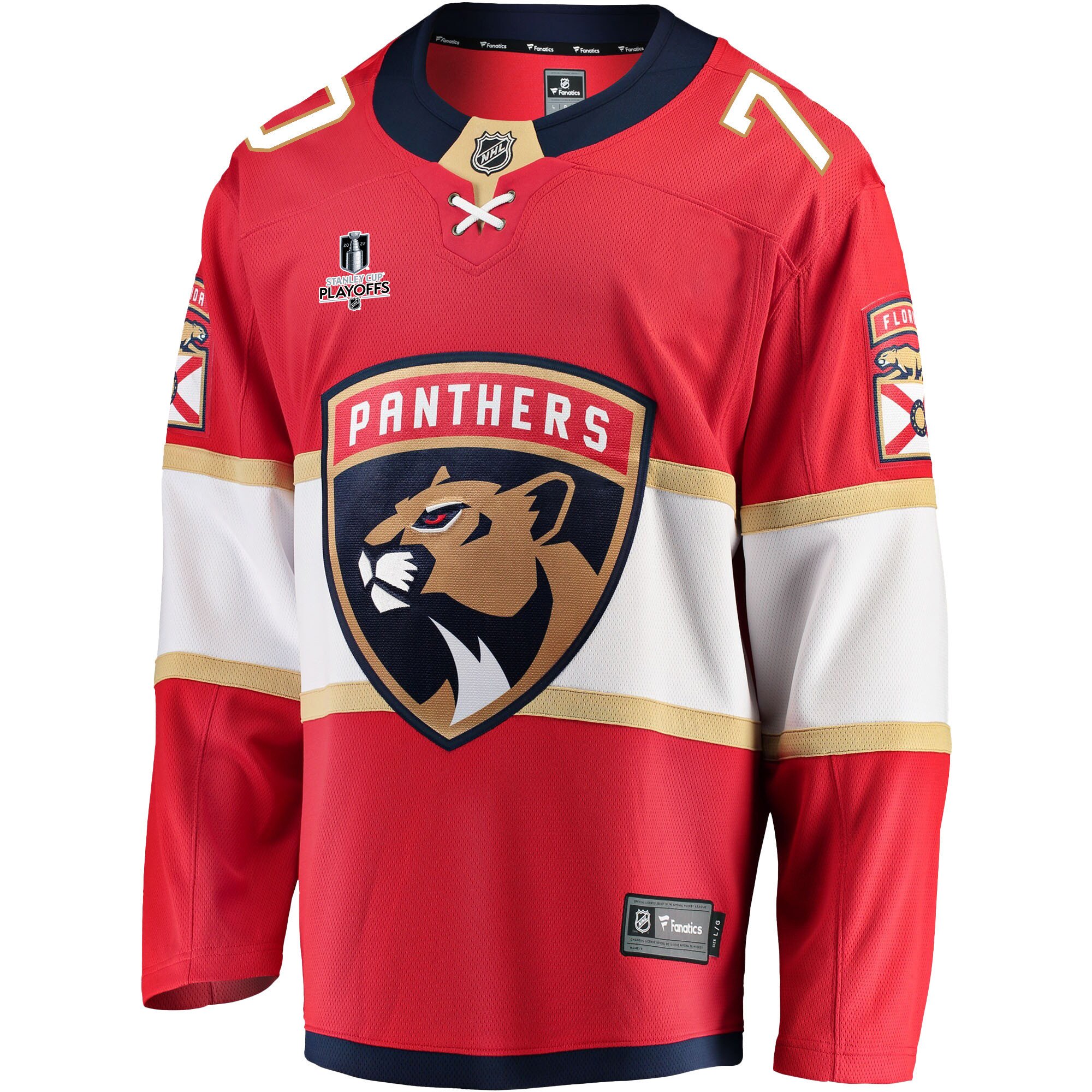 Florida Panthers Patric Hornqvist 70 Home 2023 Stanley Cup Final Breakaway Men Jersey - Red