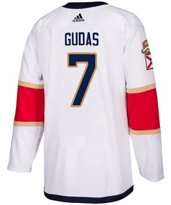 Florida Panthers Radko Gudas 7 Away 2023 Stanley Cup Final Breakaway Men Jersey - White