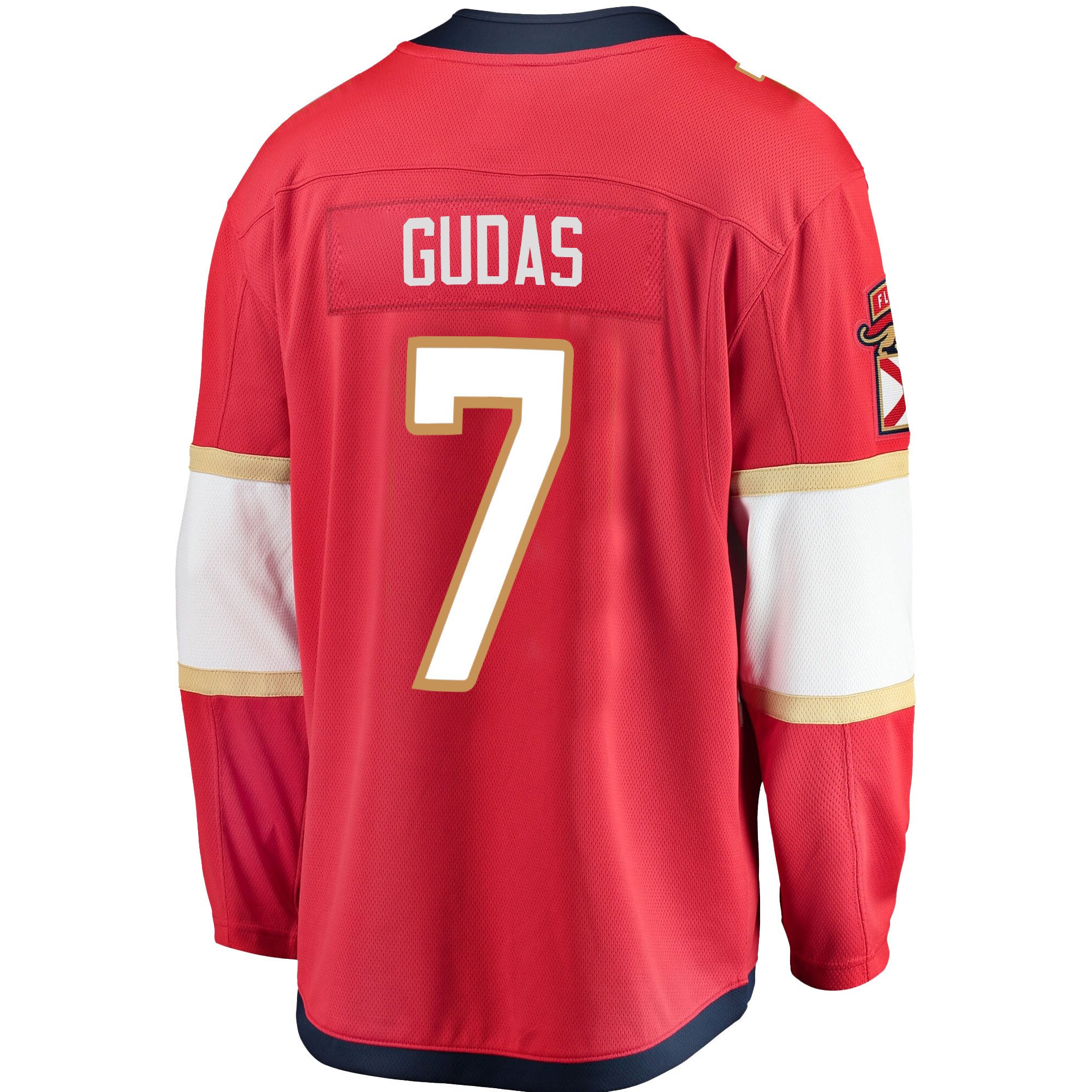 Florida Panthers Radko Gudas 7 Home 2023 Stanley Cup Champions Breakaway Men Jersey - Red