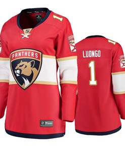 Florida Panthers Roberto Luongo 1 Breakaway Player Home Red Jersey - Women Jersey