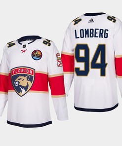 Florida Panthers Ryan Lomberg 94 2023 All-Star Patch Away White Jersey
