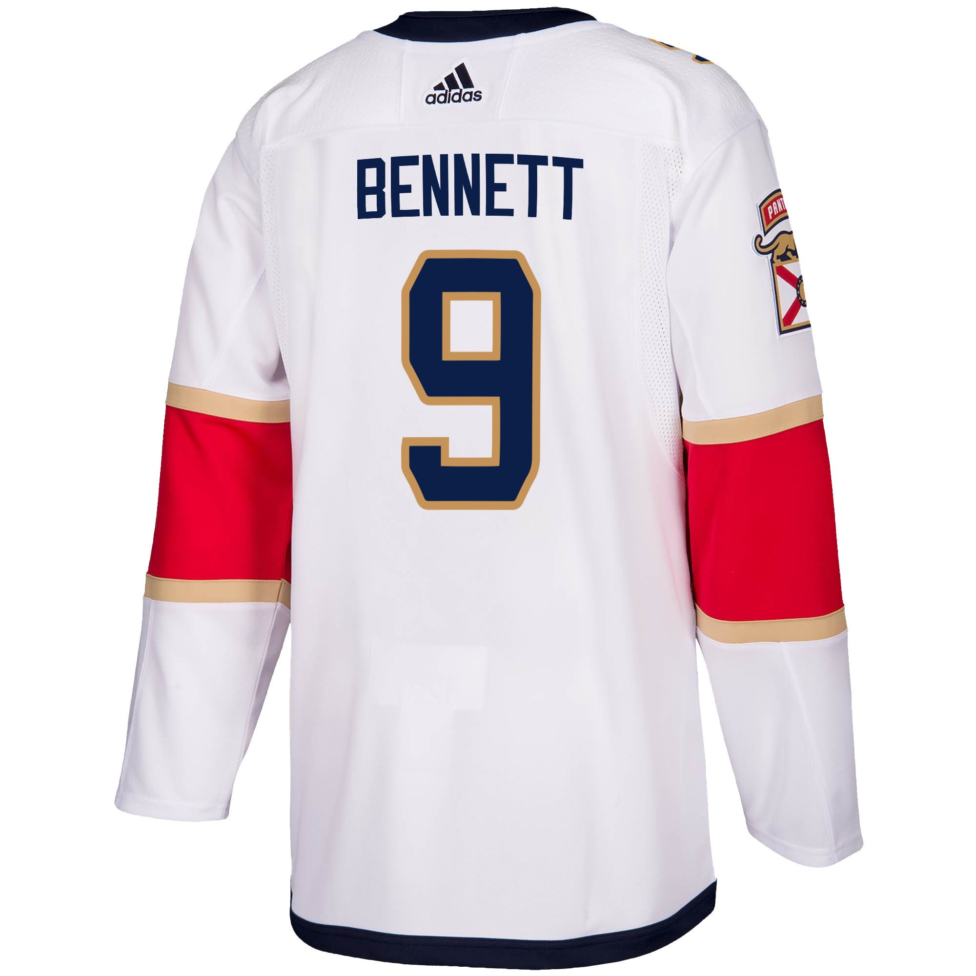 Florida Panthers Sam Bennett 9 Away 2023 Stanley Cup Champions Breakaway Men Jersey - White