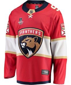 Florida Panthers Sam Bennett 9 Home 2023 Stanley Cup Final Breakaway Men Jersey - Red