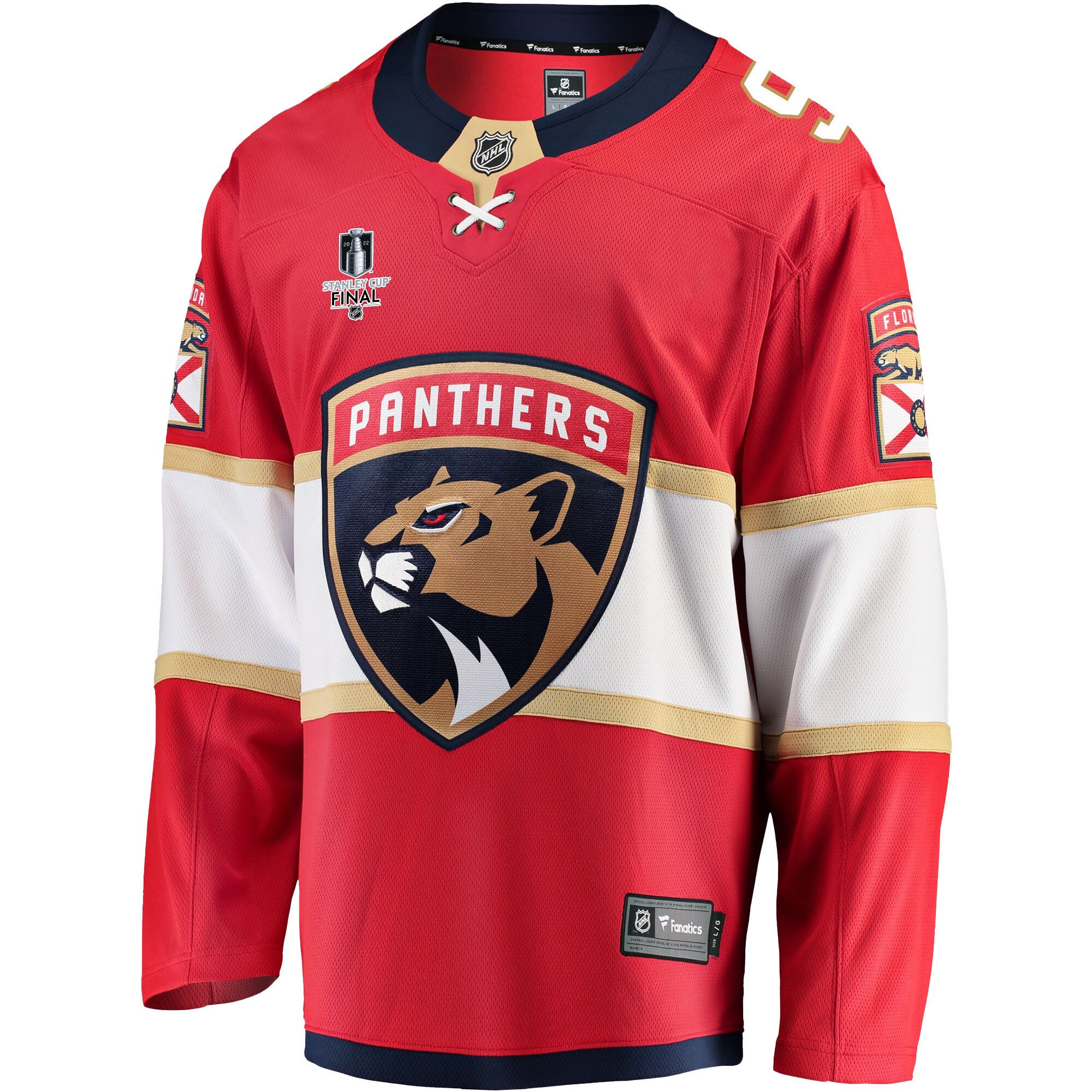 Florida Panthers Sam Bennett 9 Home 2023 Stanley Cup Final Breakaway Men Jersey - Red