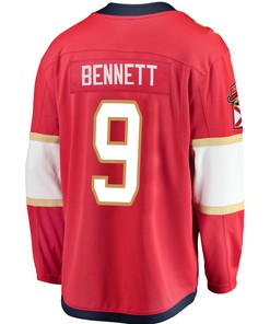 Florida Panthers Sam Bennett 9 Home 2023 Stanley Cup Playoffs Breakaway Men Jersey - Red