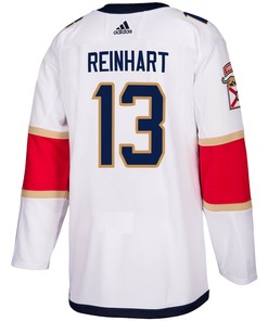 Florida Panthers Sam Reinhart 13 Away 2023 Stanley Cup Final Breakaway Men Jersey - White