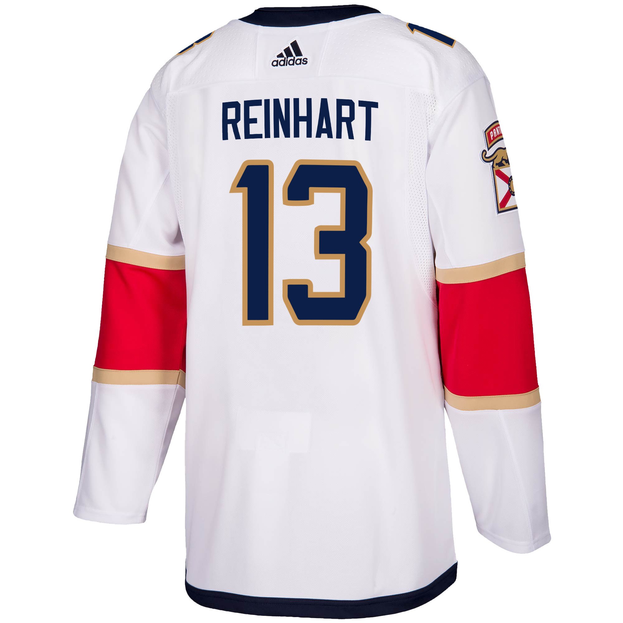 Florida Panthers Sam Reinhart 13 Away 2023 Stanley Cup Playoffs Breakaway Men Jersey - White