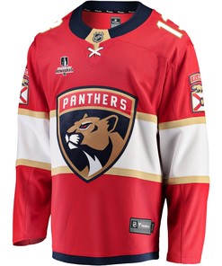 Florida Panthers Sam Reinhart 13 Home 2023 Stanley Cup Playoffs Breakaway Men Jersey - Red