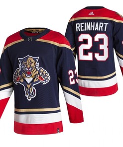 Florida Panthers Sam Reinhart 23 Navy 2023 Reverse Retro Jersey Special Edition Jersey