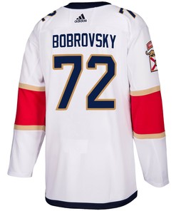 Florida Panthers Sergei Bobrovsky 72 Away 2023 Stanley Cup Final Breakaway Men Jersey - White