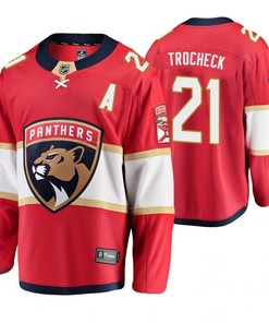 Florida Panthers Vincent Trocheck 21 Player Home Red Jersey Jersey