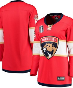 Florida Panthers Women's 2023 Stanley Cup Final Home Breakaway Jersey - Red