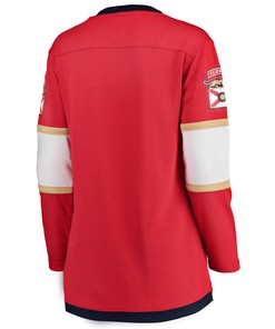 Florida Panthers Women's Breakaway Home Jersey - Red Jersey