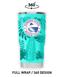 Florida State Beach Club Tumbler
