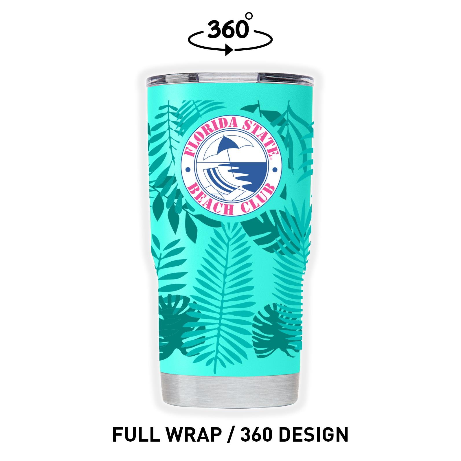Florida State Beach Club Tumbler