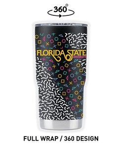 Florida State Black Tumbler