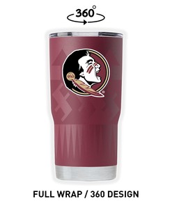 Florida State Garnet Full Wrap Tumbler