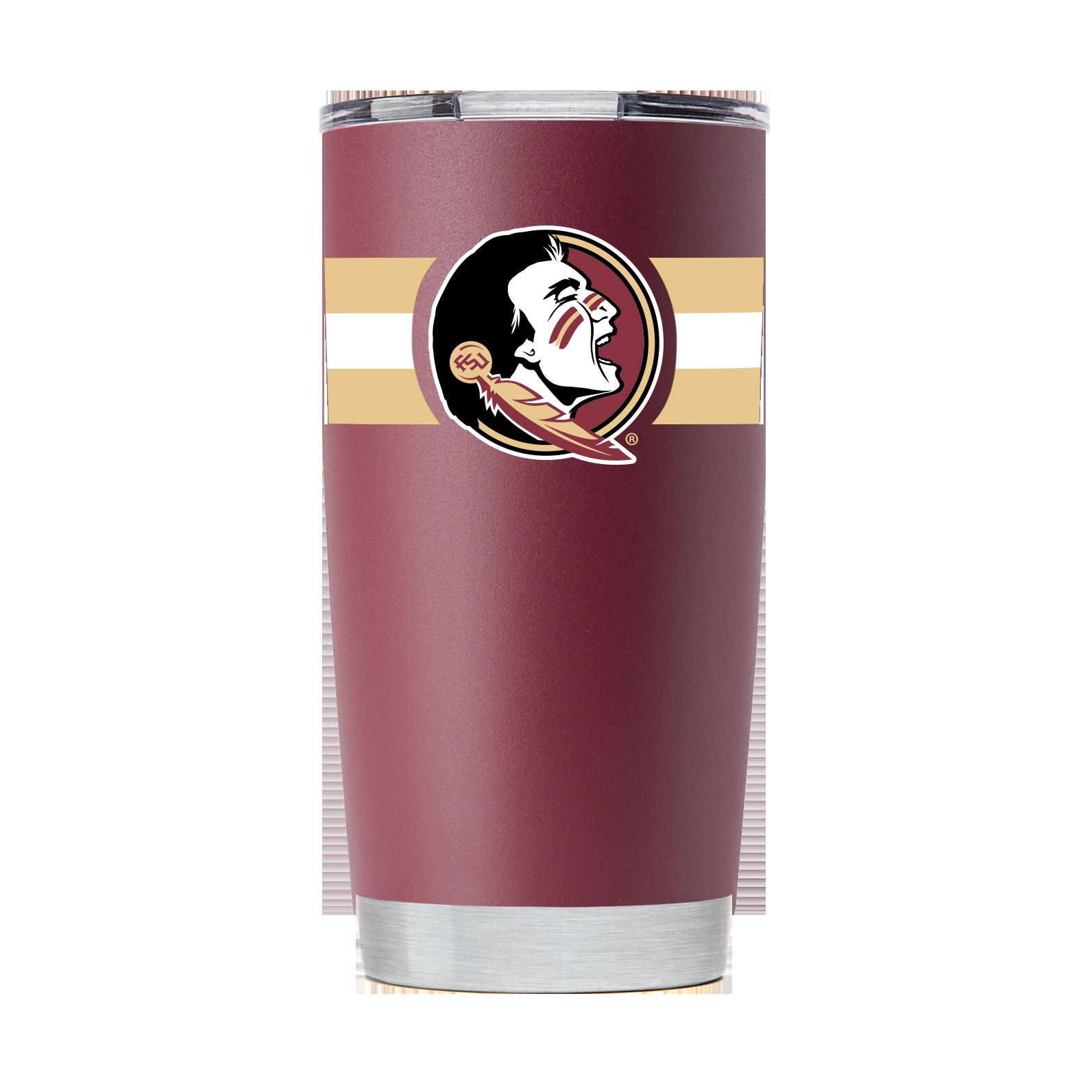 Florida State Garnet Striped Tumbler