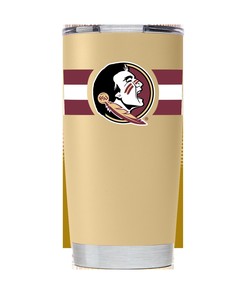 Florida State Gold Striped Tumbler