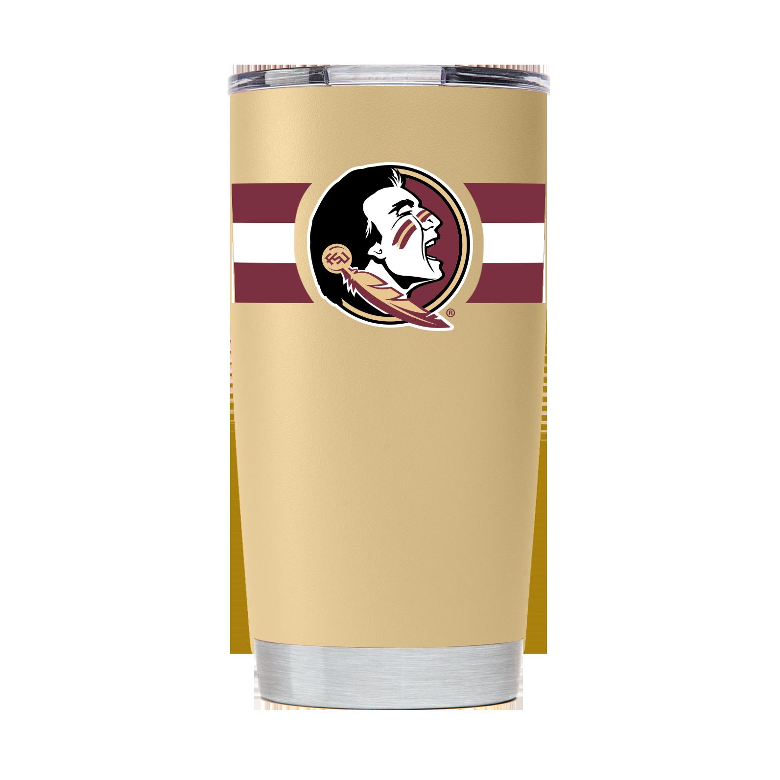 Florida State Gold Striped Tumbler