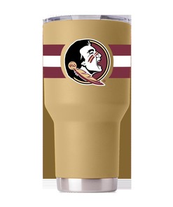 Florida State Gold Striped Tumbler